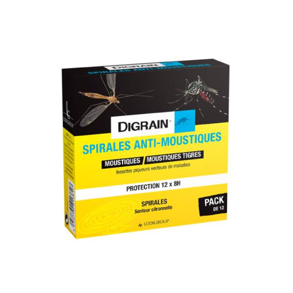 Spirales anti-moustiques Digrain