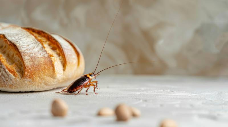 Intervention efficace contre les cafards dans une  boulangerie à Fréjus