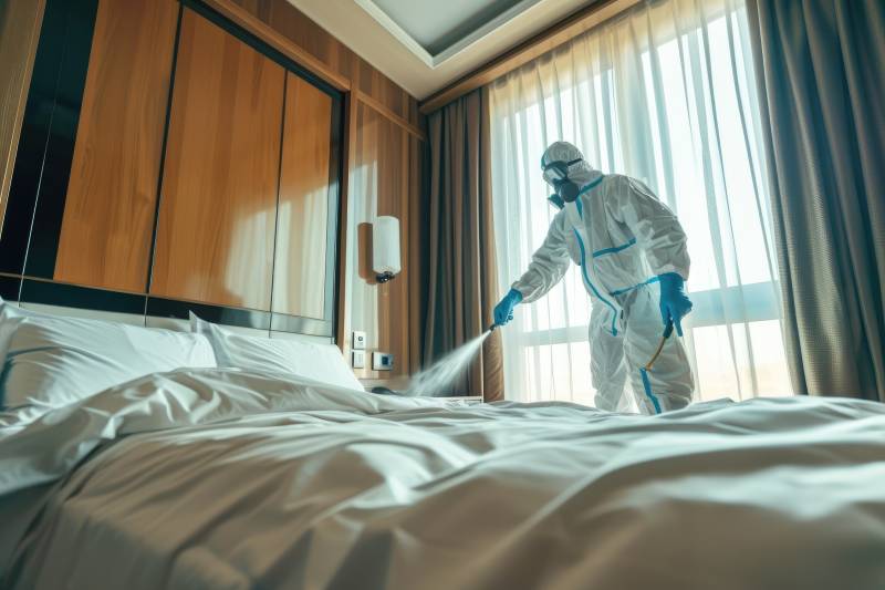 Intervention efficace et discrète contre les cafards dans un hôtel à Toulon