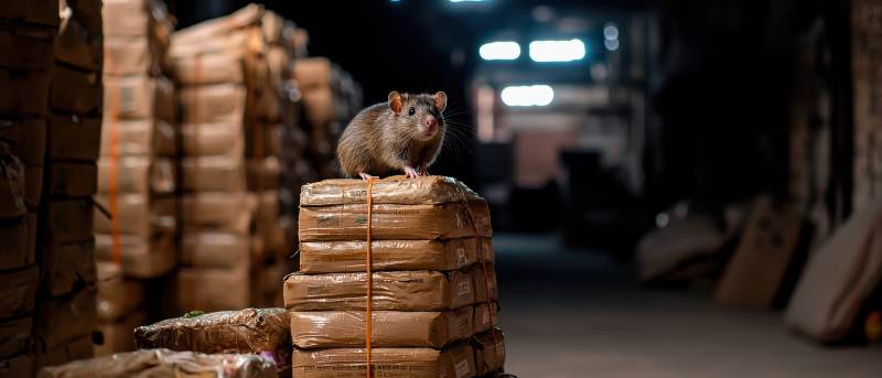 Société pour lutter contre les rats dans une boulangerie industrielle