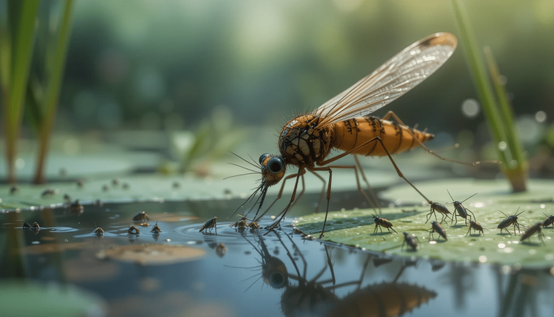 Pourquoi les moustiques sont-ils plus nombreux en été ?